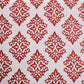 Venetian Damask Floral Jacquard Vintage Grommet Curtain Panel Set FredCo