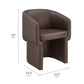 Verity Barrel Back Vegan Leather Dining Chair by Modway EEI-7383 FredCo
