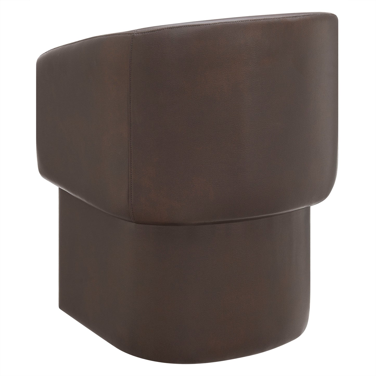 Verity Barrel Back Vegan Leather Dining Chair by Modway EEI-7383 FredCo