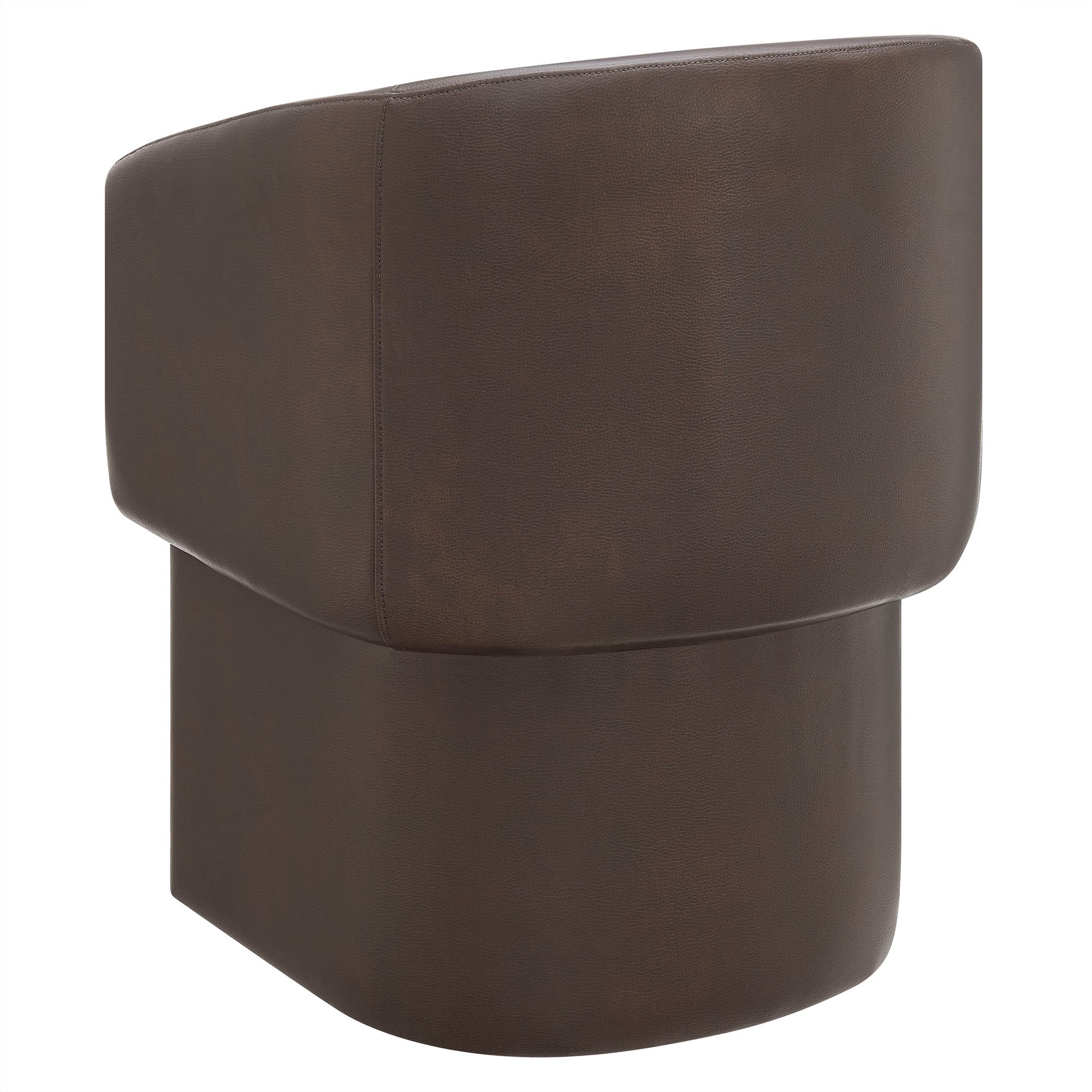 Verity Barrel Back Vegan Leather Dining Chair by Modway EEI-7383 FredCo