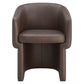 Verity Barrel Back Vegan Leather Dining Chair by Modway EEI-7383 FredCo