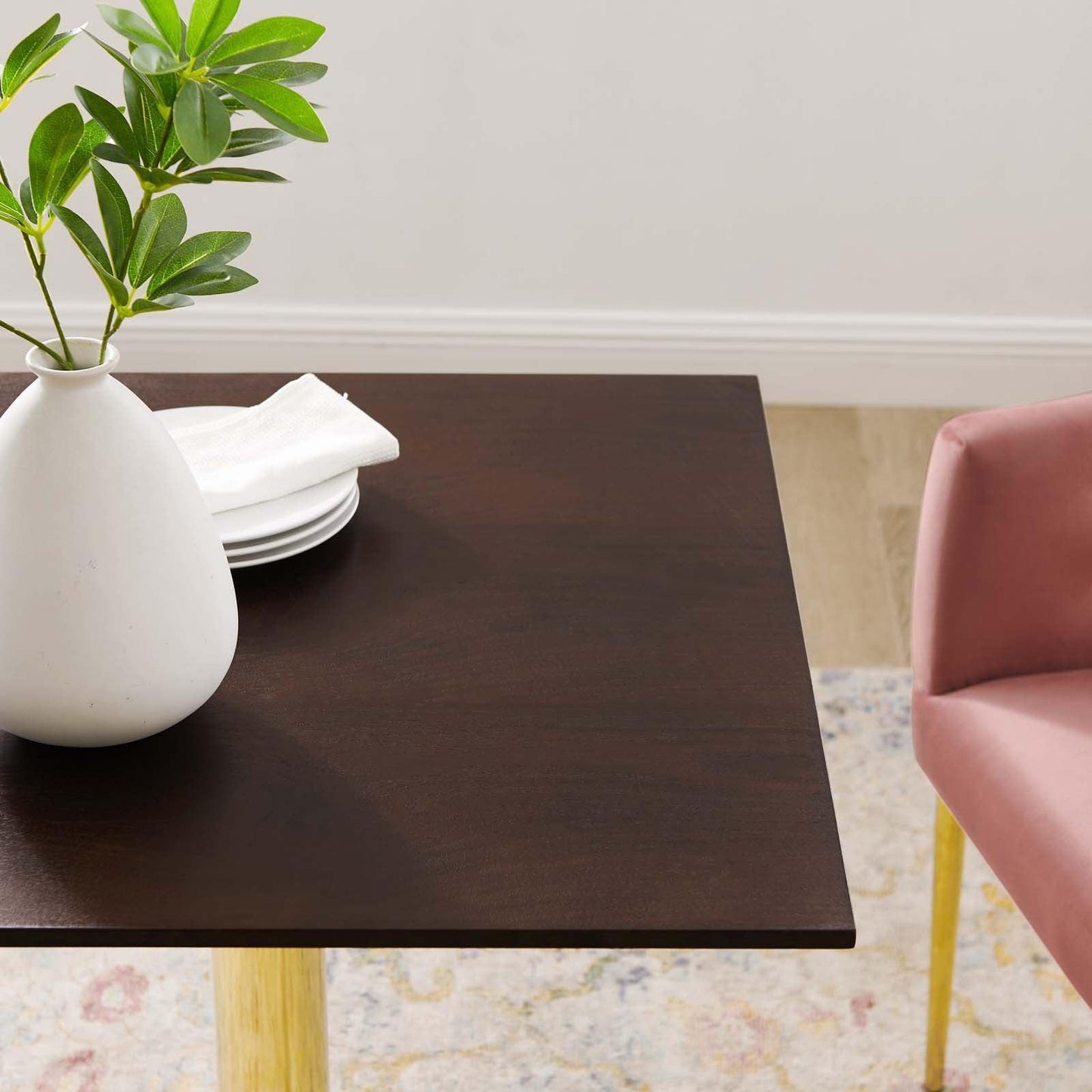 Verne 28" Square Dining Table, EEI-4742 FredCo