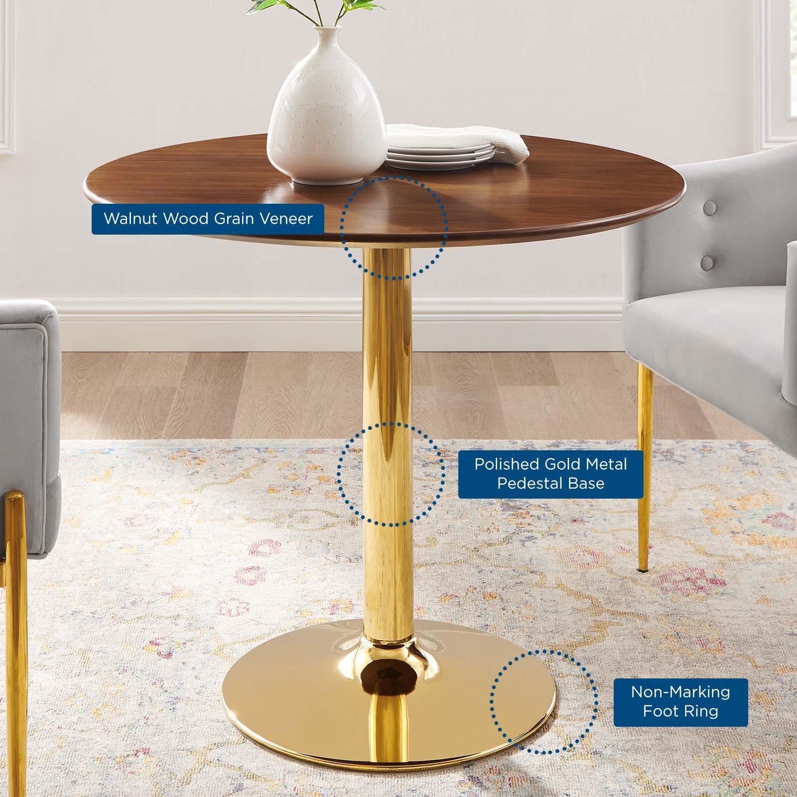 Verne 35" Dining Table, EEI-4550 FredCo