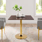 Verne 35" Square Dining Table, EEI-4744 FredCo