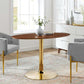 Verne 48" Oval Dining Table, EEI-4751 FredCo