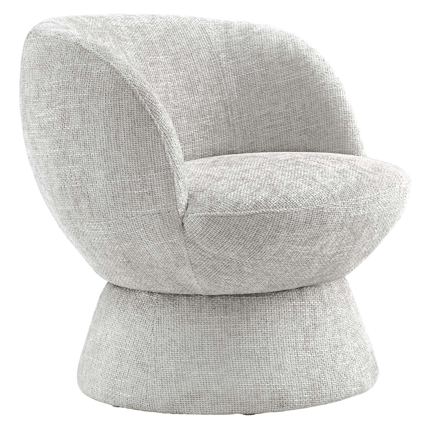 Vesta Chenille Fabric Upholstered Swivel Chair by Modway FredCo