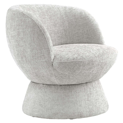 Vesta Chenille Fabric Upholstered Swivel Chair by Modway FredCo