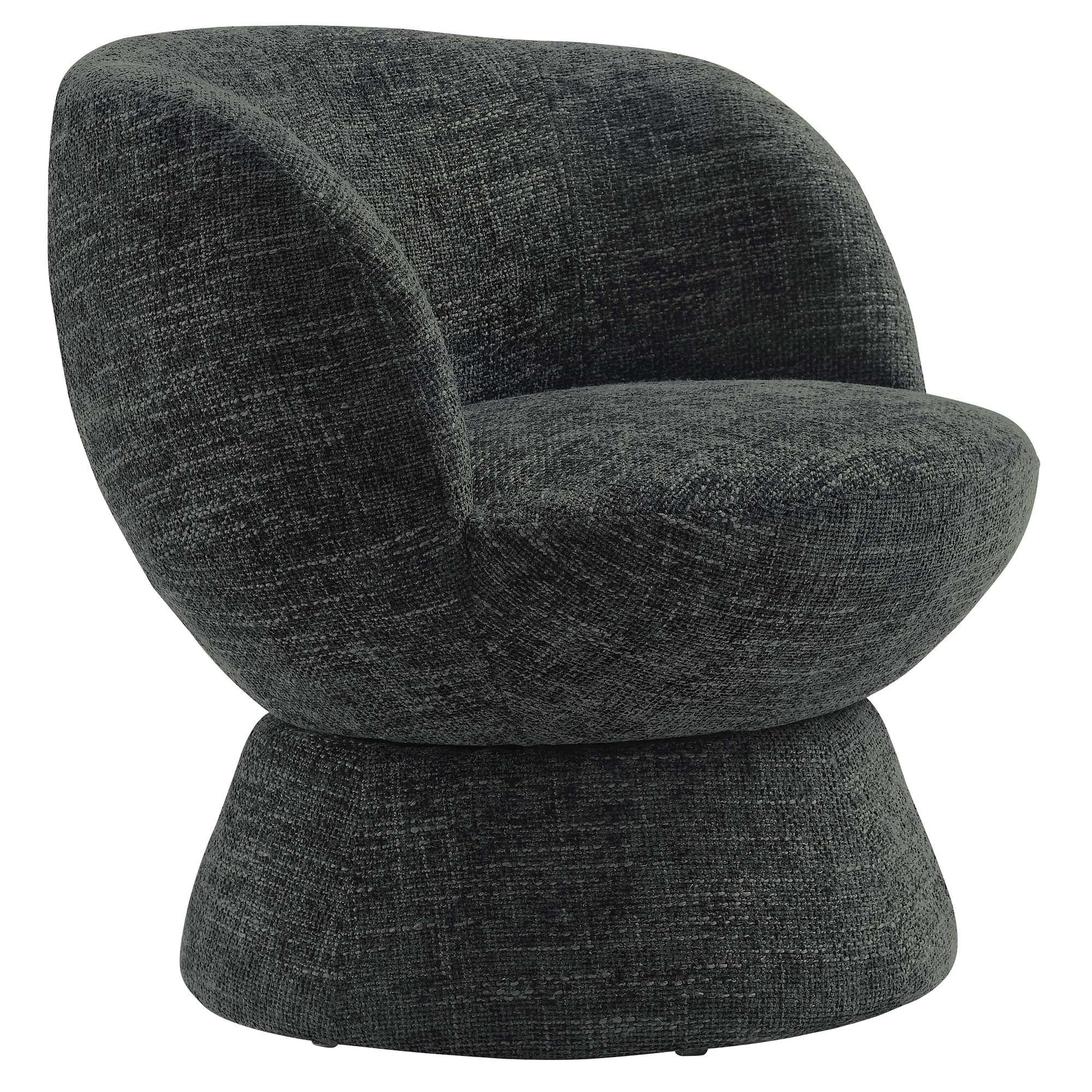 Vesta Chenille Fabric Upholstered Swivel Chair by Modway FredCo
