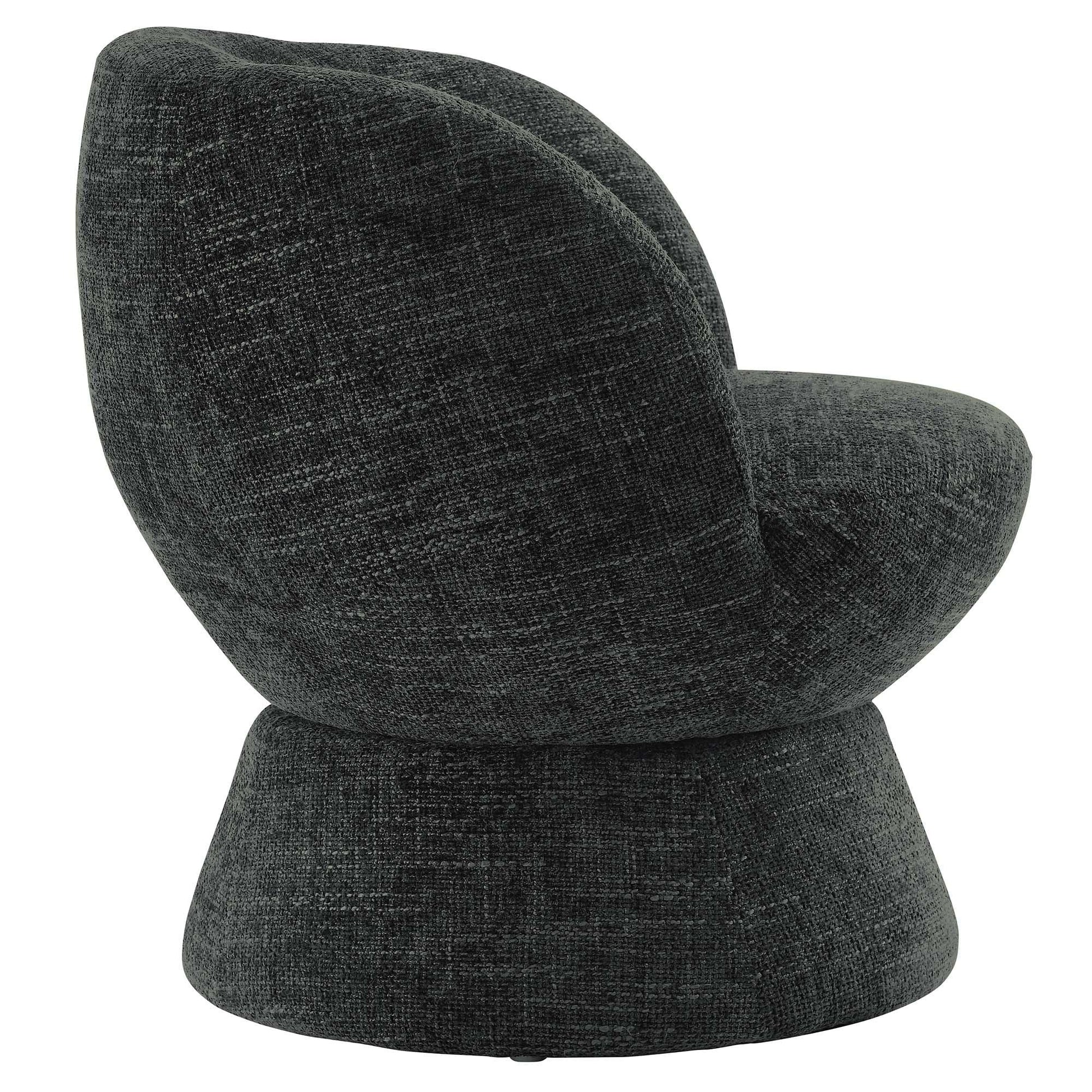 Vesta Chenille Fabric Upholstered Swivel Chair by Modway FredCo
