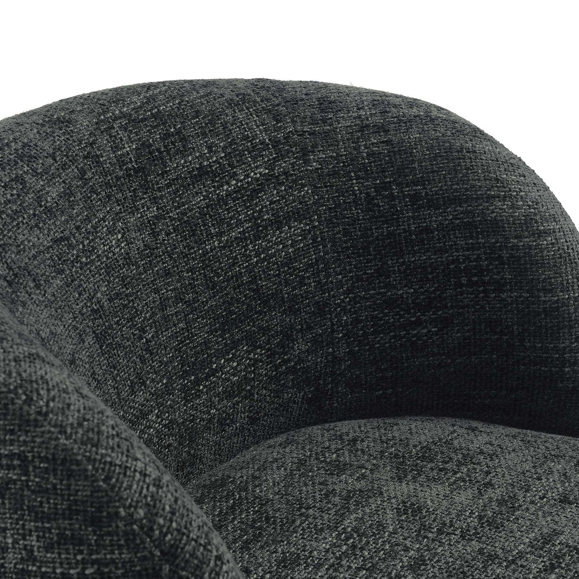 Vesta Chenille Fabric Upholstered Swivel Chair by Modway FredCo