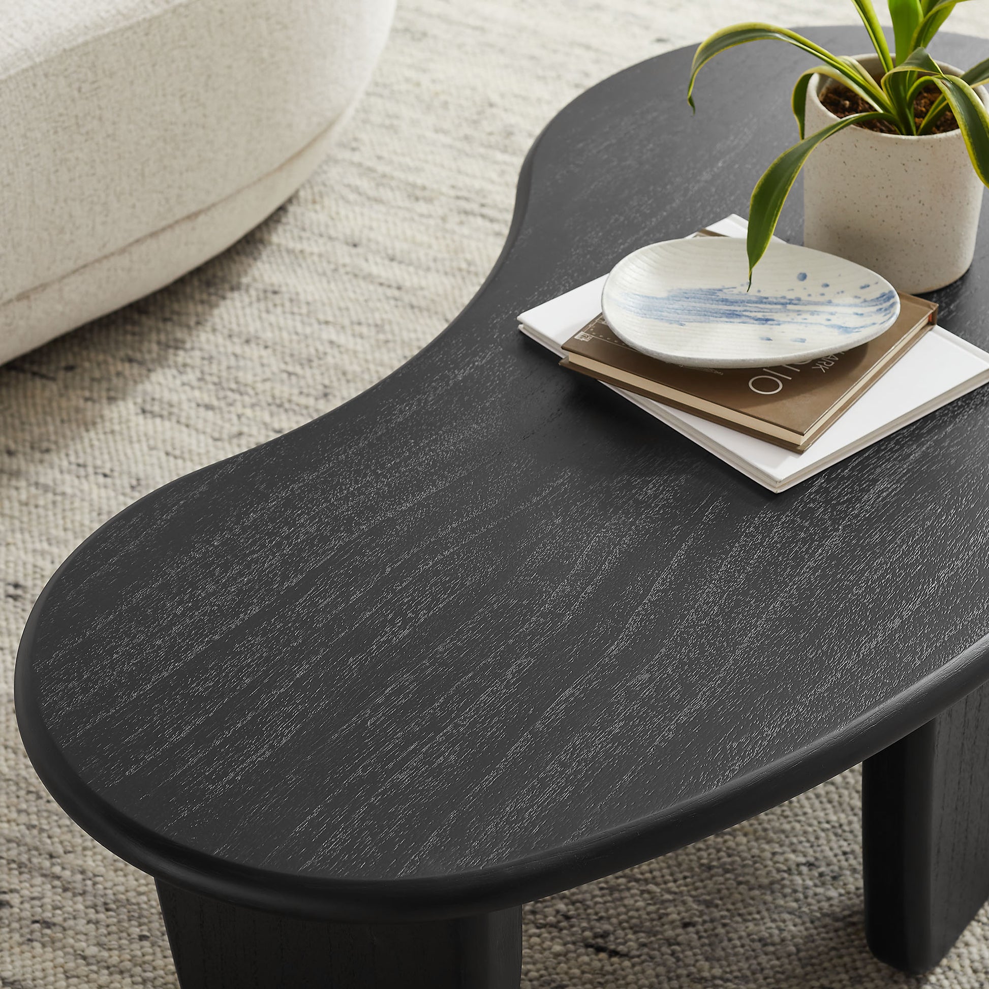 Vetra Kidney-Shaped Free Coffee Table by Modway EEI-7437 FredCo