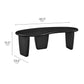 Vetra Kidney-Shaped Free Coffee Table by Modway EEI-7437 FredCo