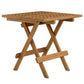Vienna 3-Piece Outdoor Patio Teak and Rope Armchairs with Folding Side Table by Modway FredCo