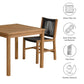 Vienna 3-Piece Outdoor Patio Teak and Rope Dining Set with Armless Chiars by Modway FredCo