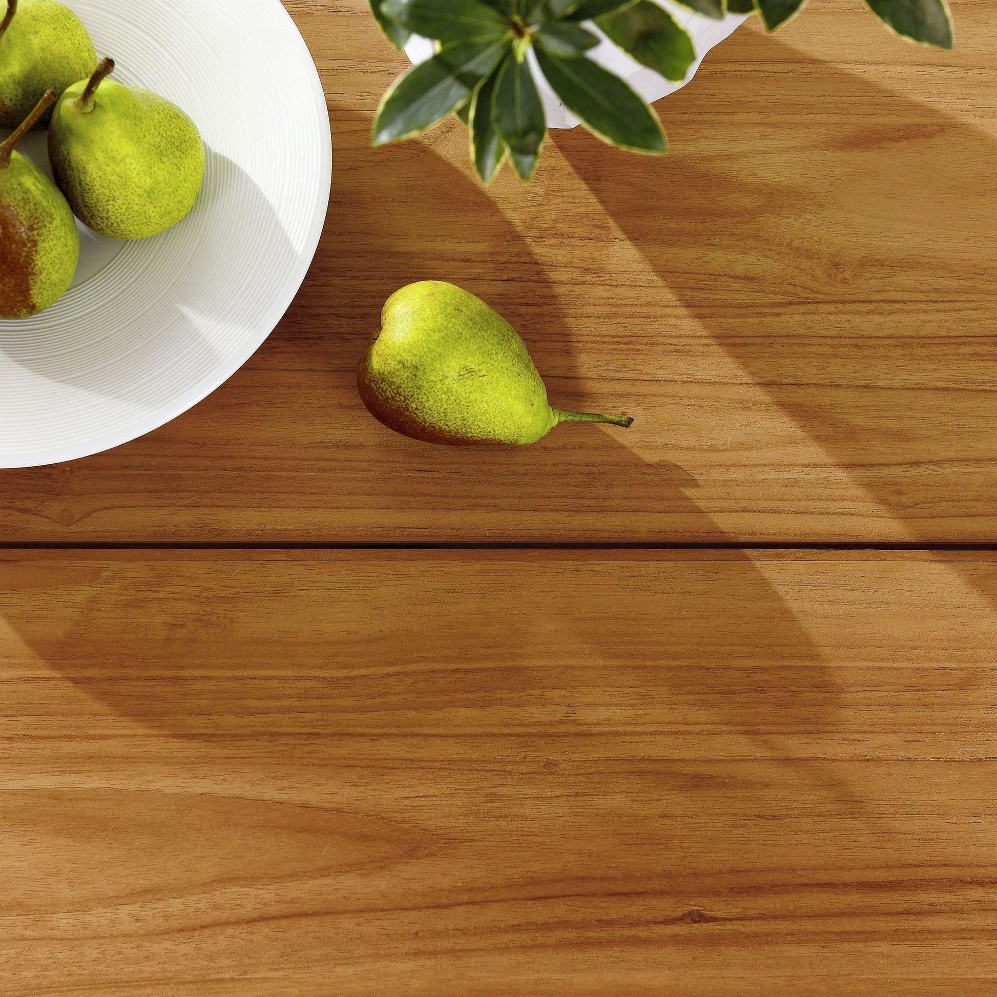 Vienna 46" Square Outdoor Patio Teak Wood Dining Table by Modway FredCo