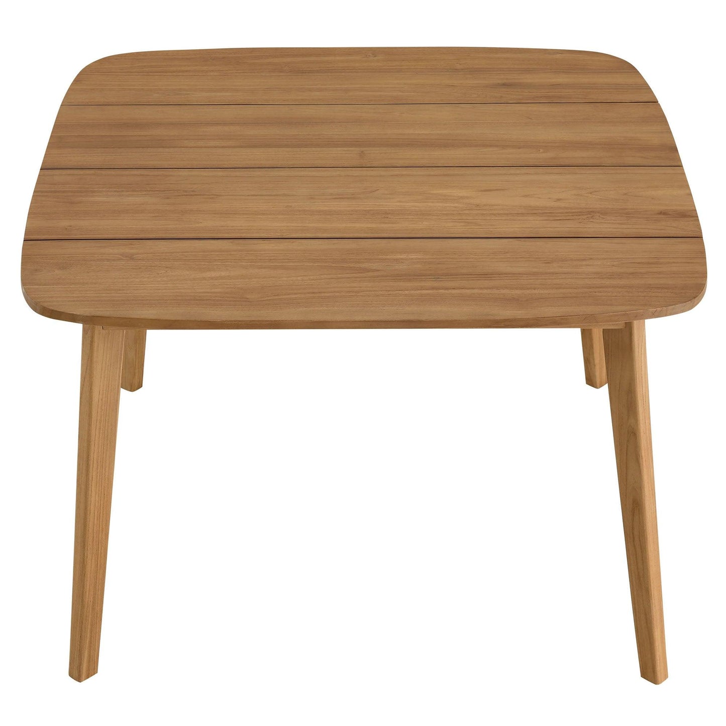 Vienna 46" Square Outdoor Patio Teak Wood Dining Table by Modway FredCo