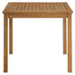 Vienna 5-Piece Outdoor Patio Teak Wood Dining Set with Folding Chairs by Modway FredCo