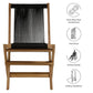 Vienna Outdoor Patio Teak and Rope Folding Chairs Set of 4 by Modway FredCo