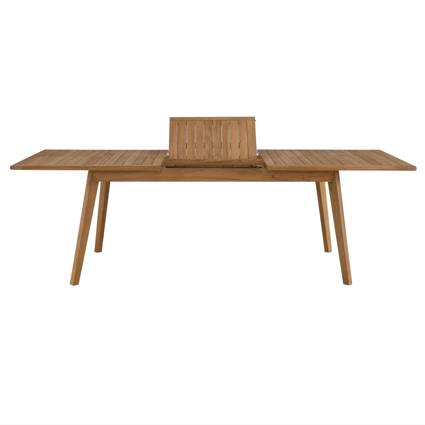 Vienna Outdoor Patio Teak Wood Extendable Dining Table by Modway FredCo