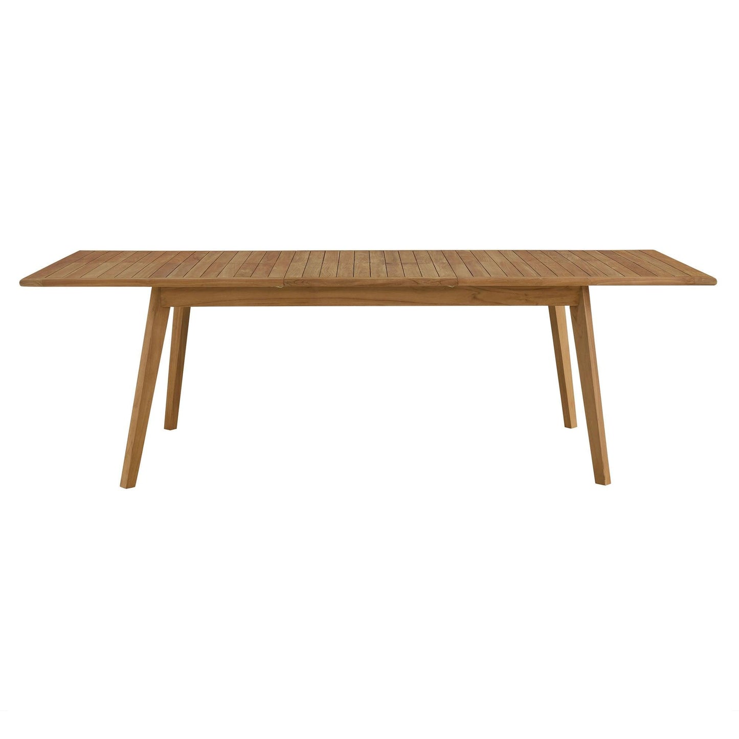 Vienna Outdoor Patio Teak Wood Extendable Dining Table by Modway FredCo
