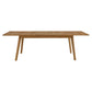 Vienna Outdoor Patio Teak Wood Extendable Dining Table by Modway FredCo