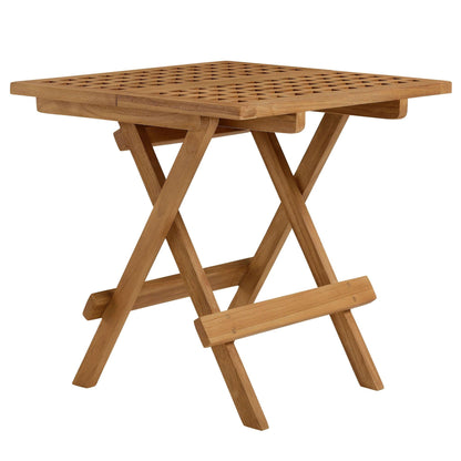 Vienna Outdoor Patio Teak Wood Side Table by Modway FredCo