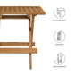 Vienna Outdoor Patio Teak Wood Side Table by Modway FredCo