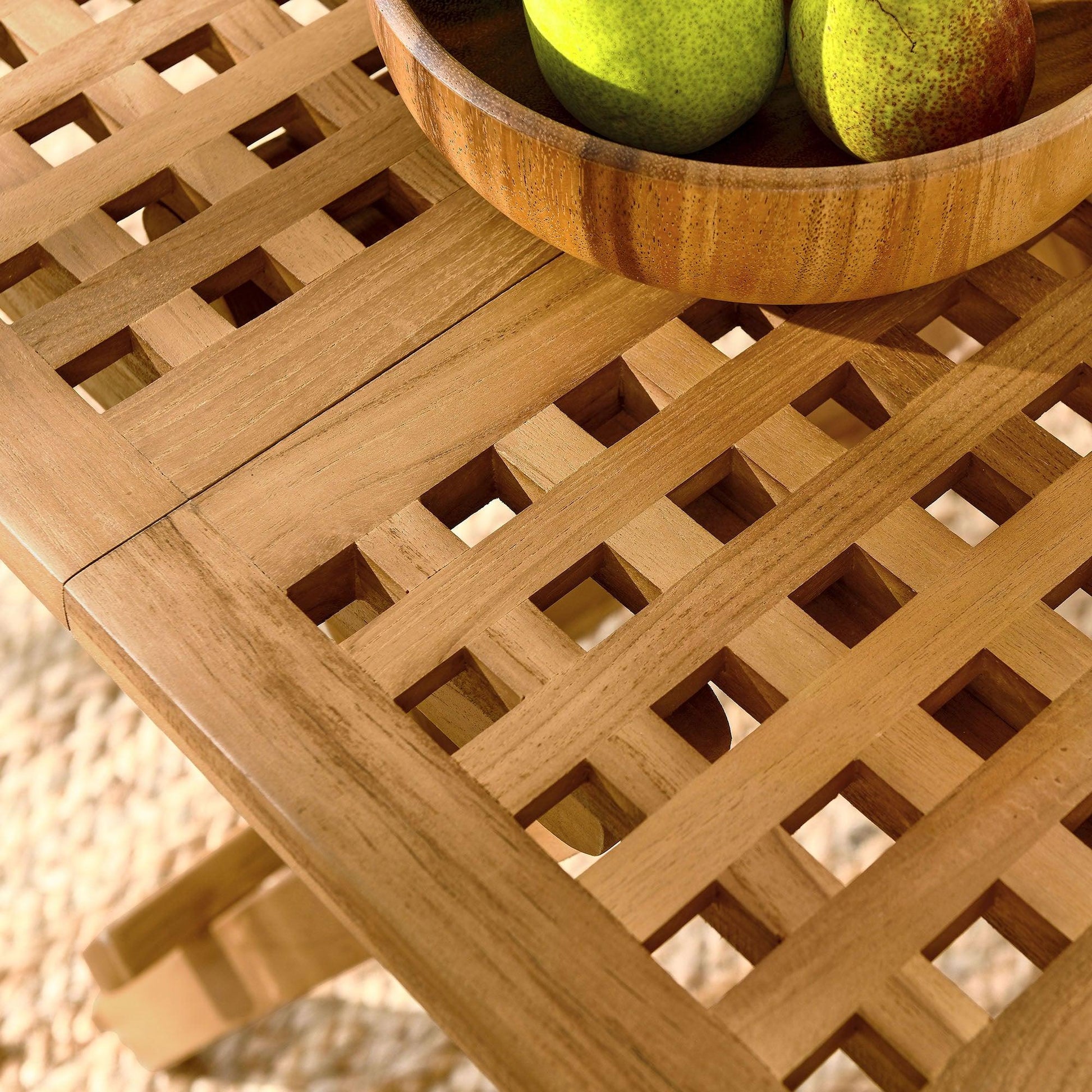 Vienna Outdoor Patio Teak Wood Side Table by Modway FredCo