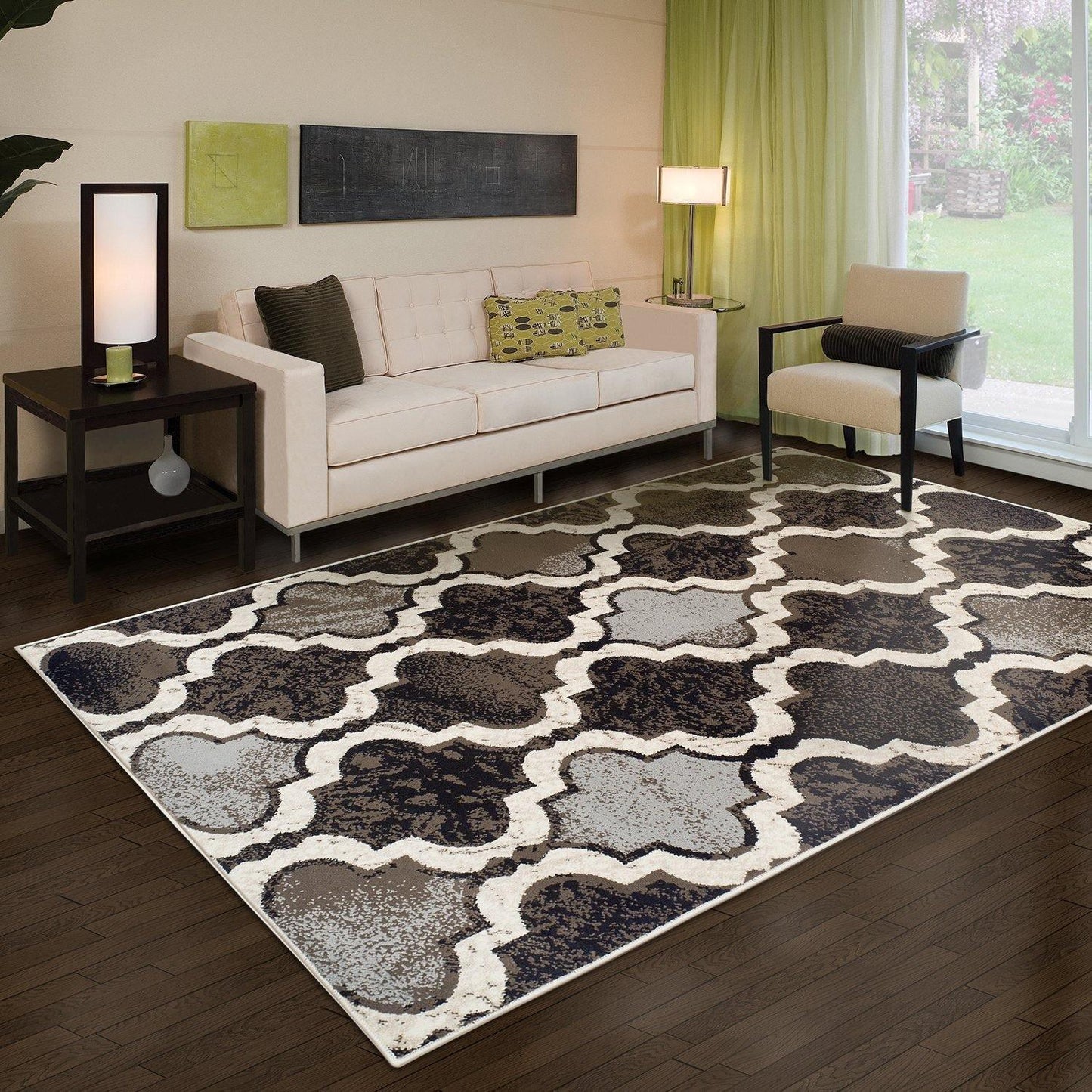 Viking Contemporary Geometric Trellis Rug FredCo