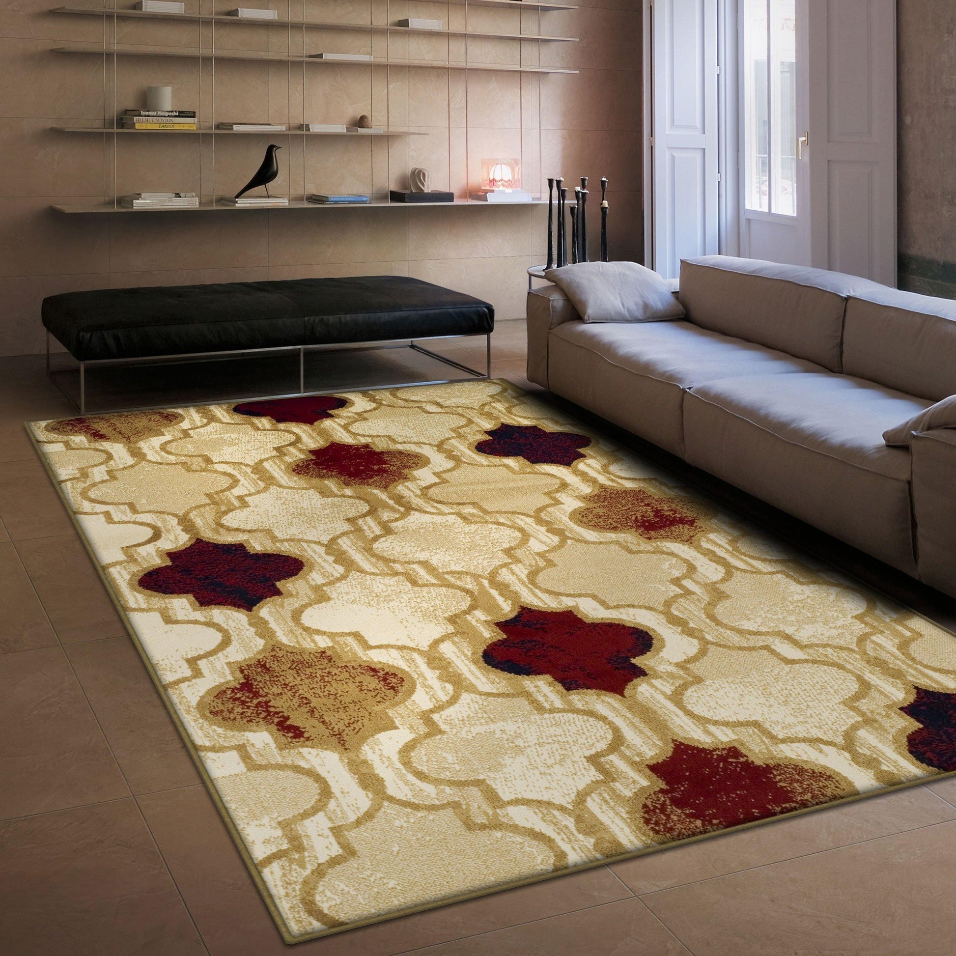 Viking Contemporary Geometric Trellis Rug FredCo