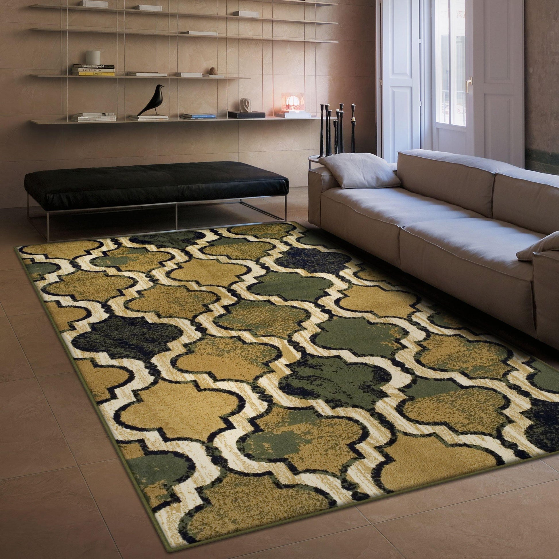 Viking Contemporary Geometric Trellis Rug FredCo