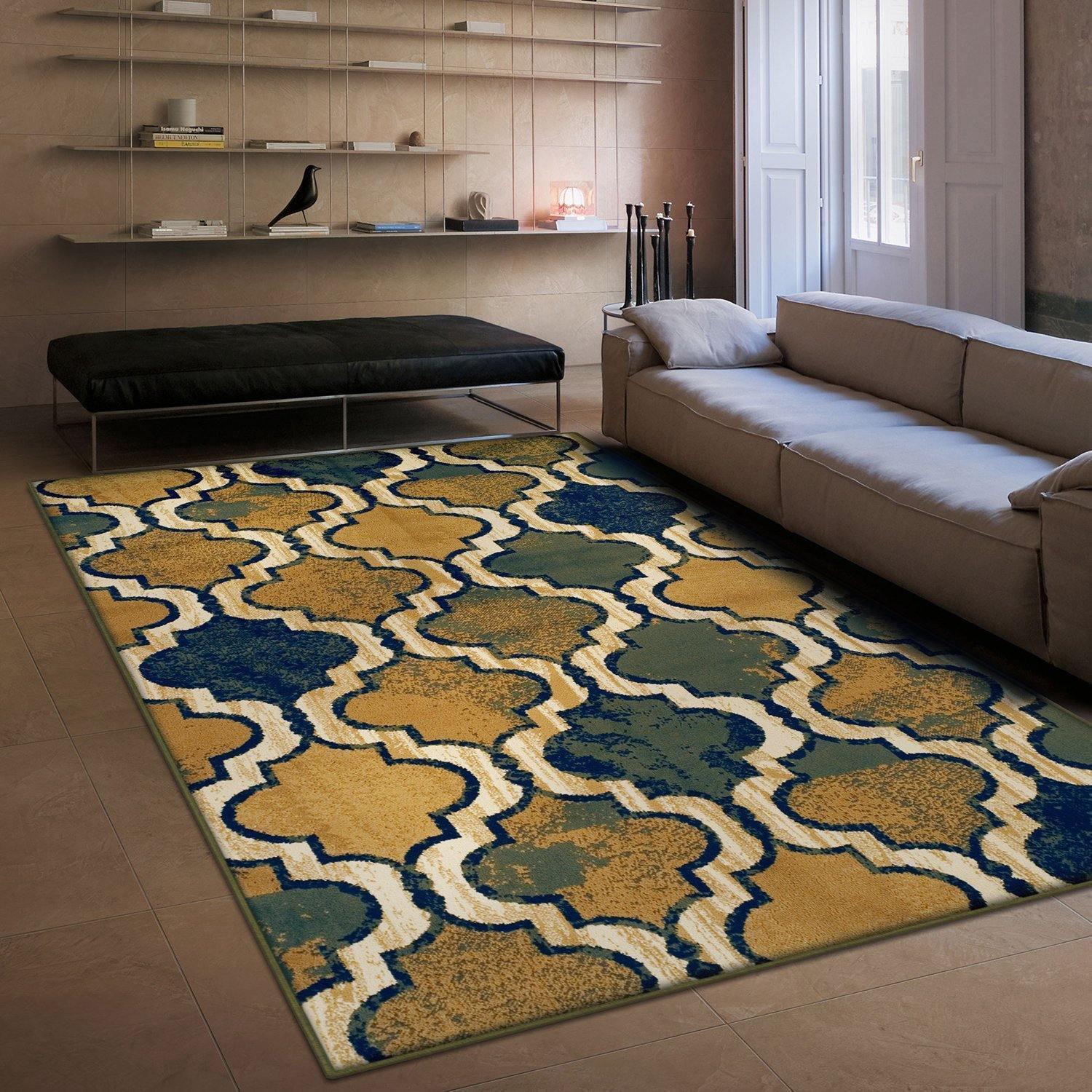 Viking Contemporary Geometric Trellis Rug FredCo