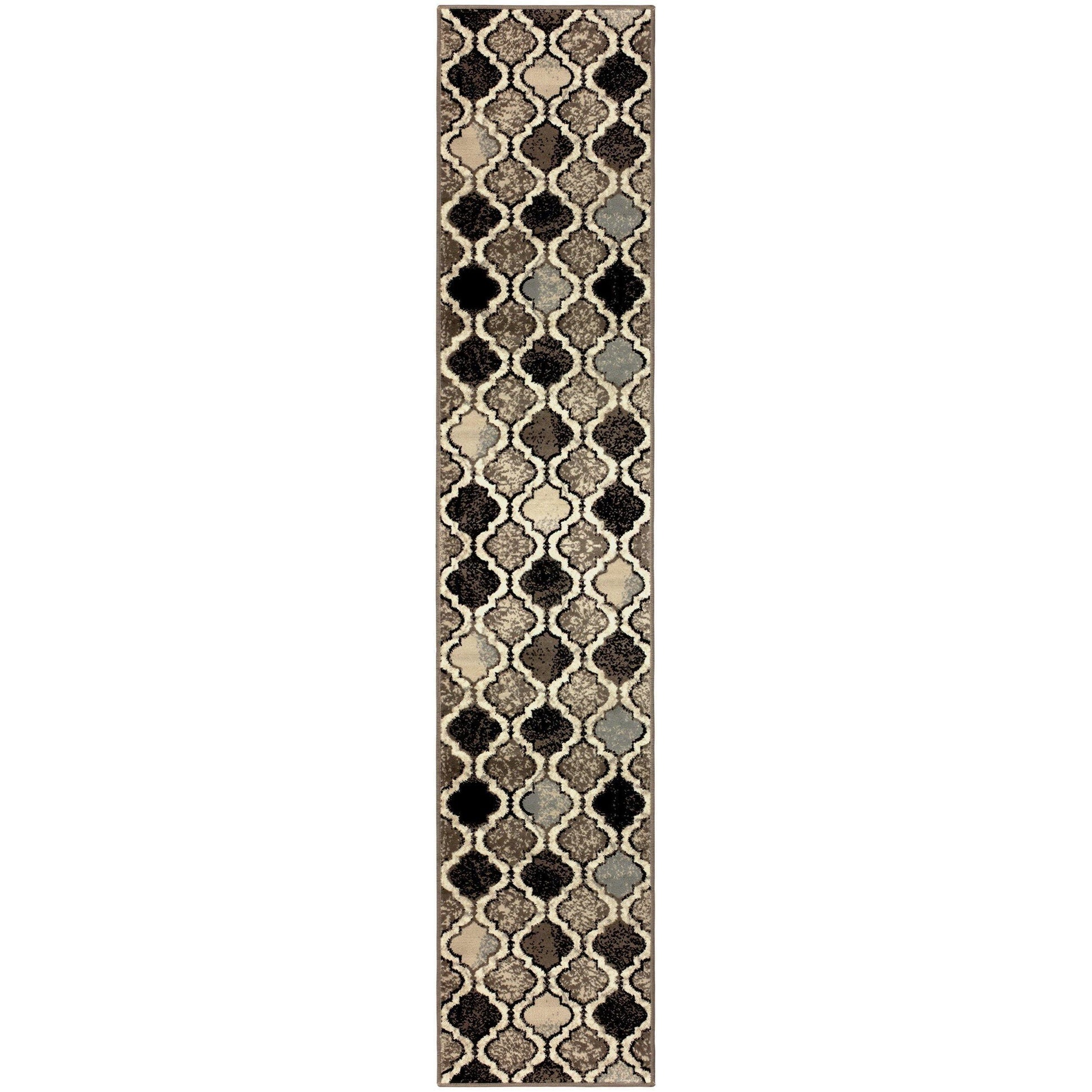 Viking Contemporary Geometric Trellis Rug FredCo