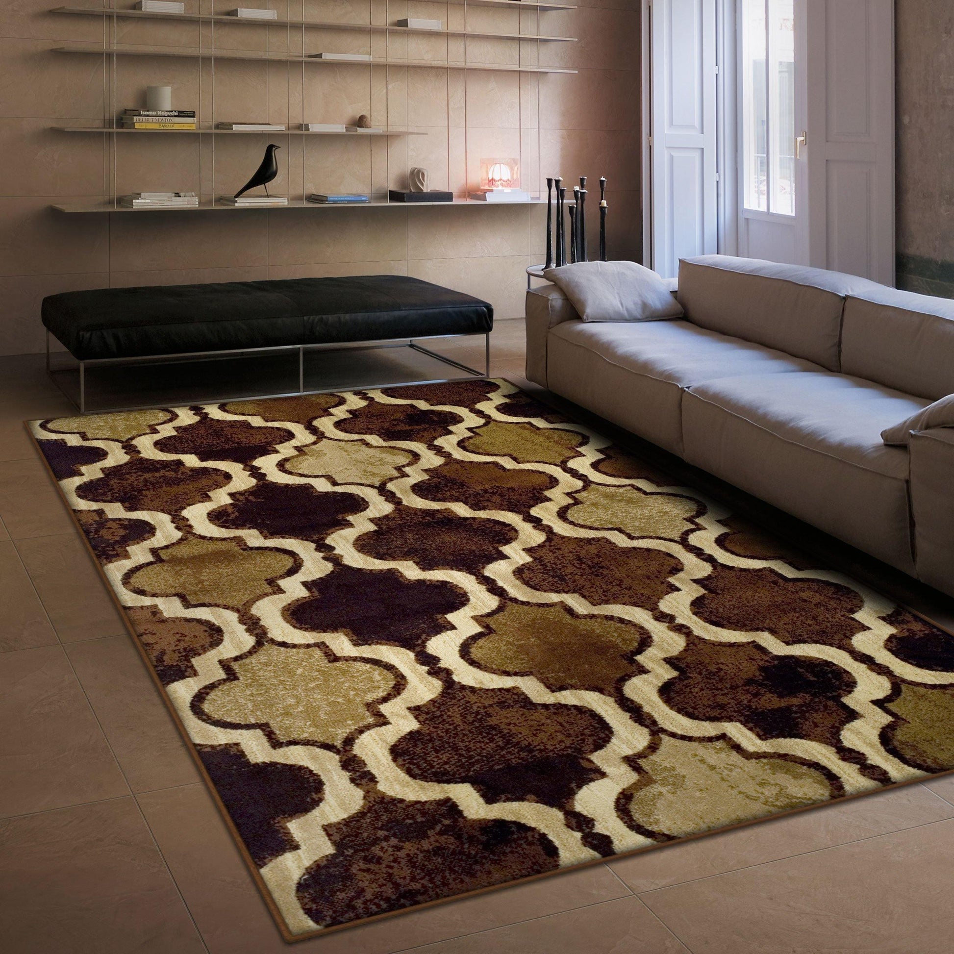 Viking Contemporary Geometric Trellis Rug FredCo