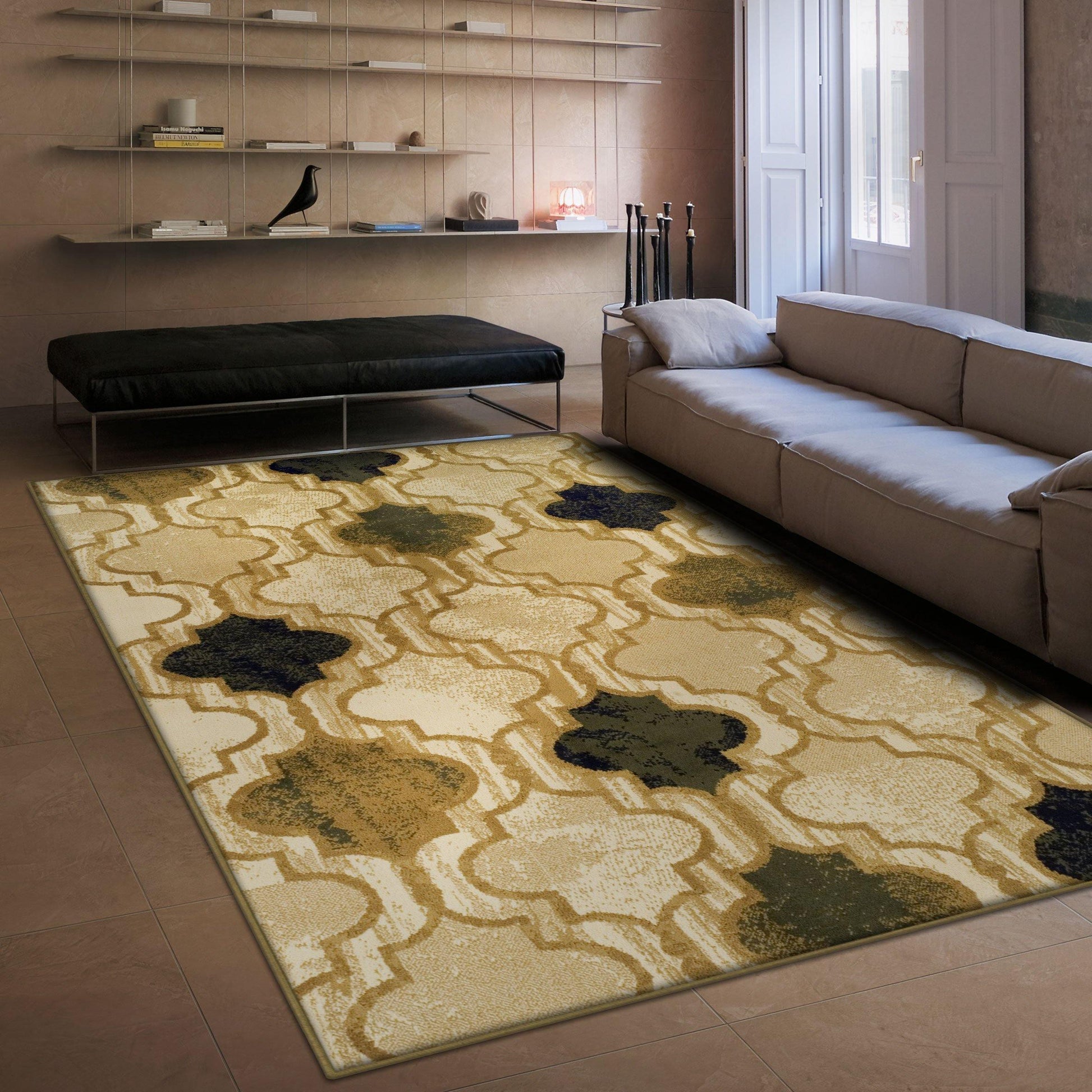 Viking Contemporary Geometric Trellis Rug FredCo