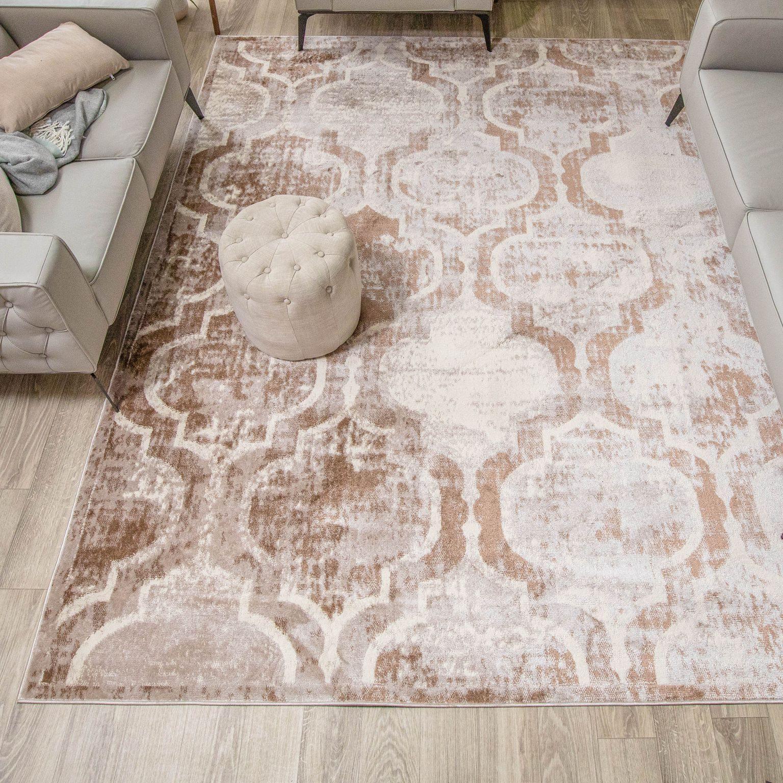 Viking Contemporary Geometric Trellis Rug FredCo