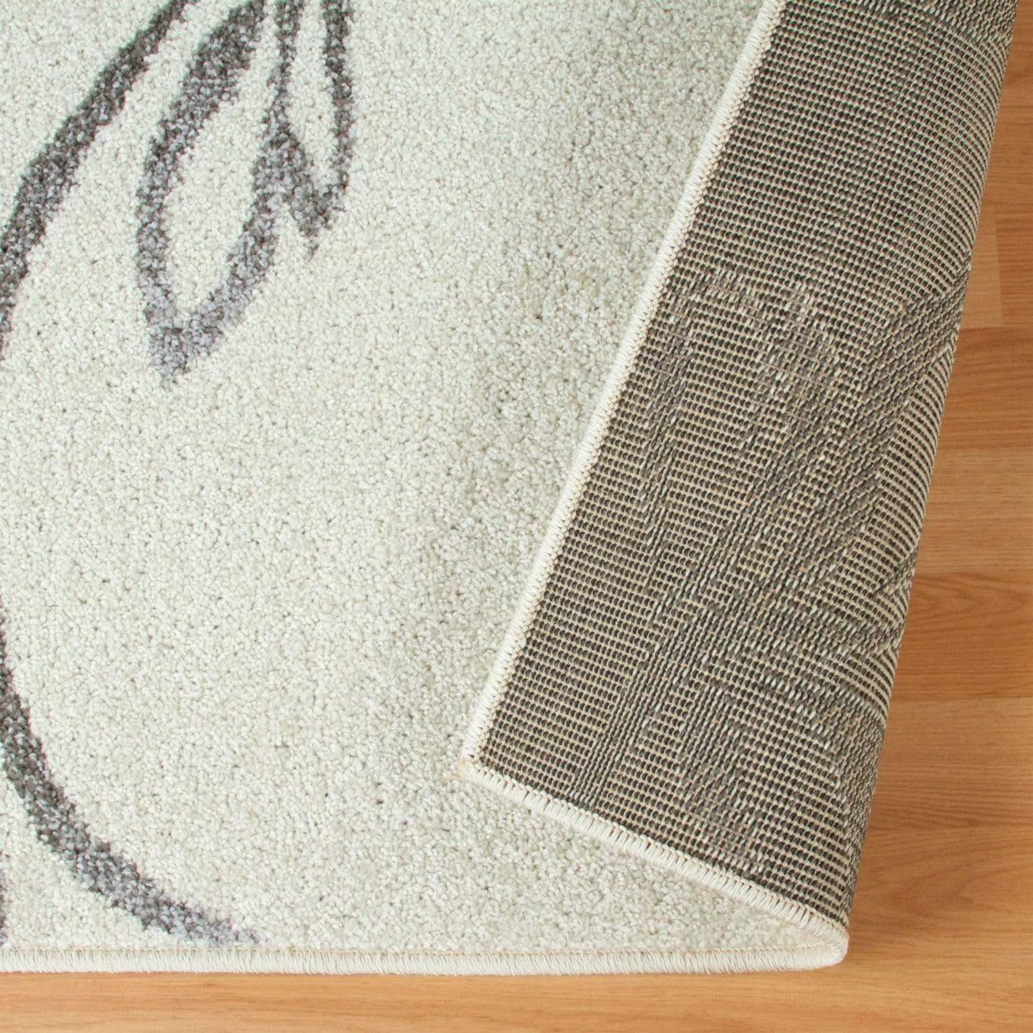 Vine Modern Floral Filigree Pattern Rug FredCo