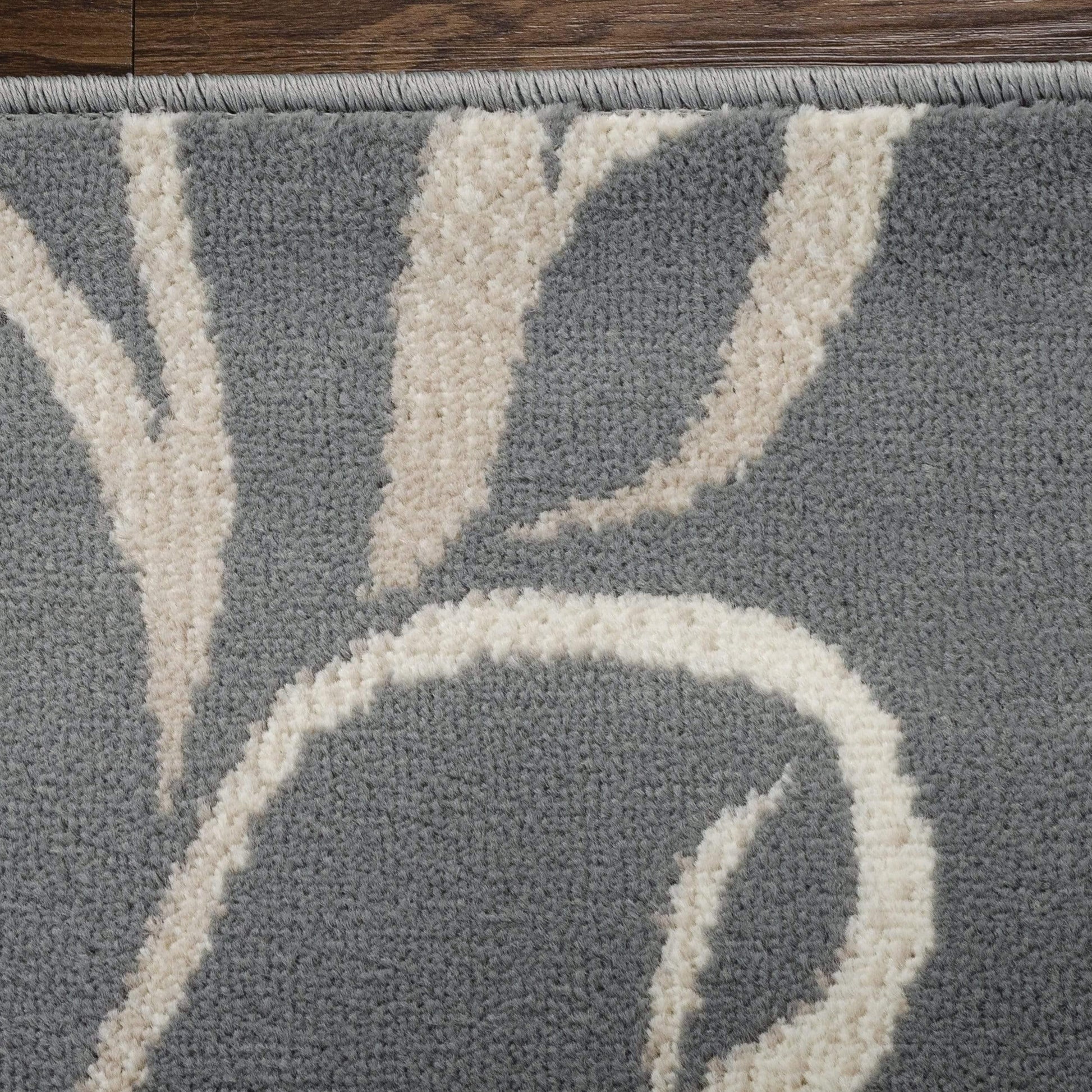 Vine Modern Floral Filigree Pattern Rug FredCo