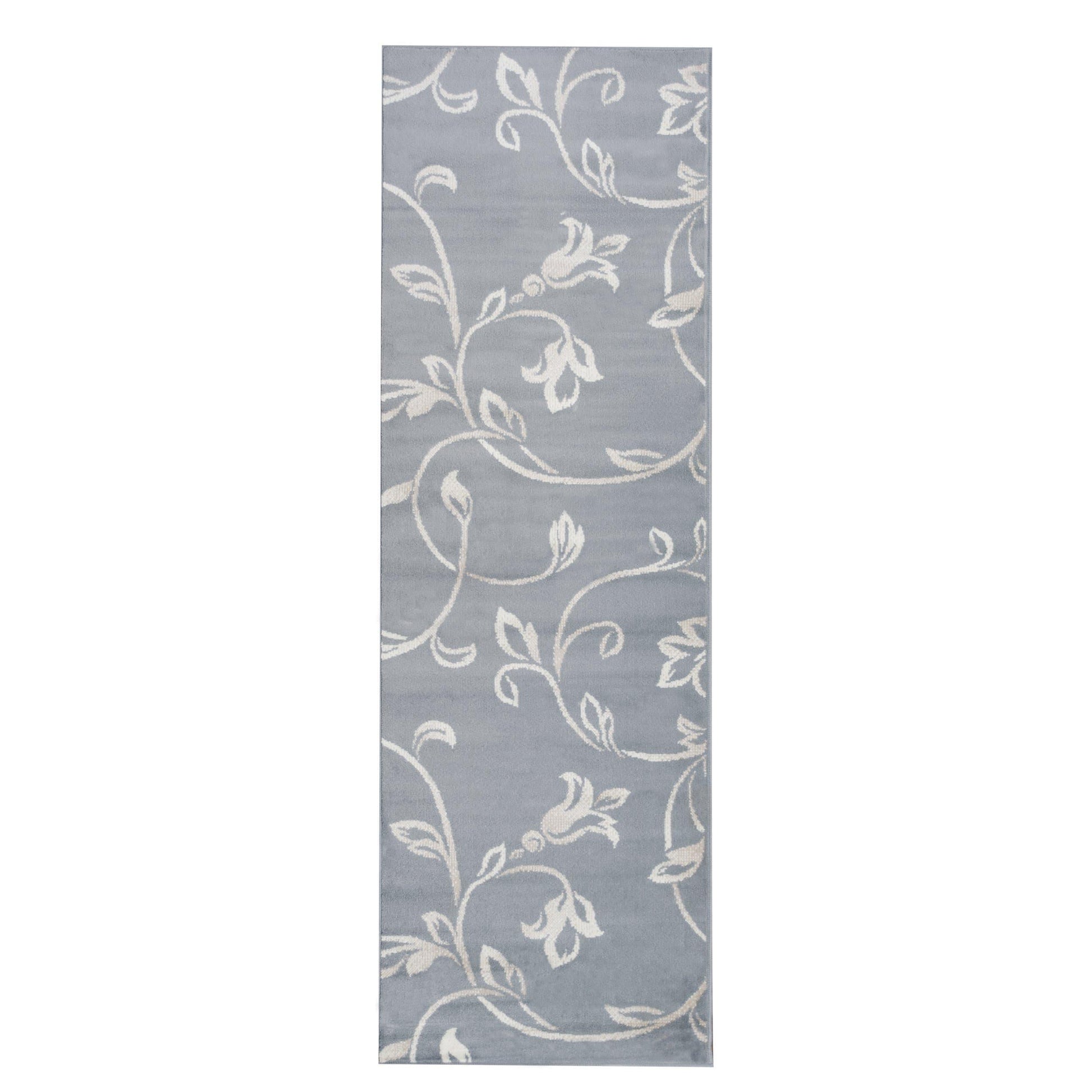 Vine Modern Floral Filigree Pattern Rug FredCo