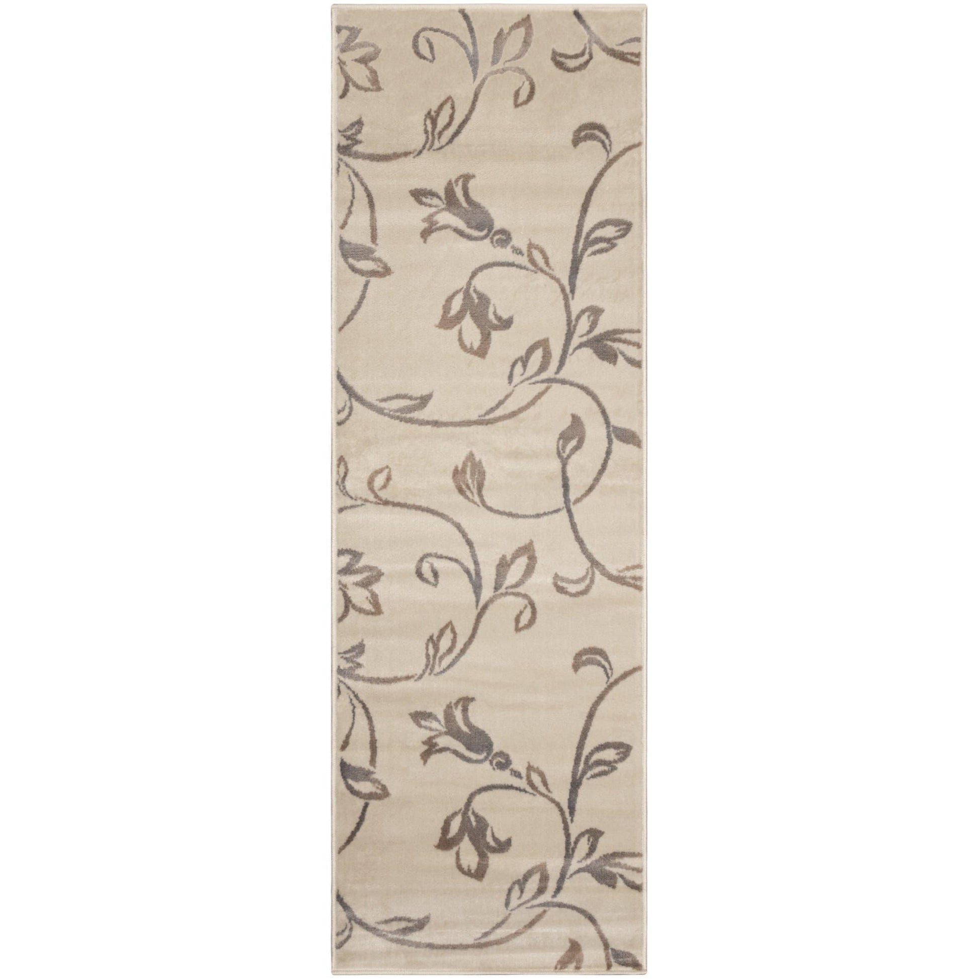 Vine Modern Floral Filigree Pattern Rug FredCo