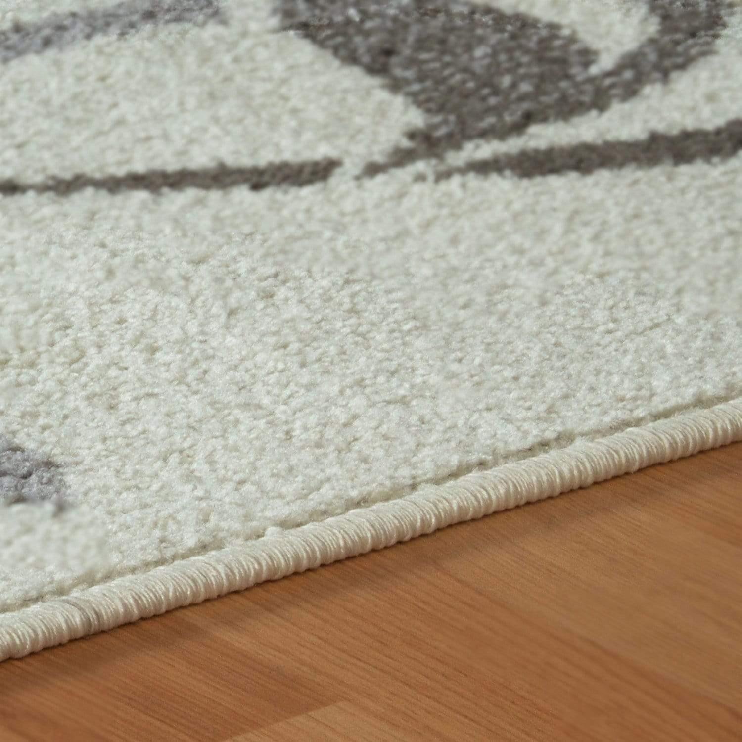 Vine Modern Floral Filigree Pattern Rug FredCo