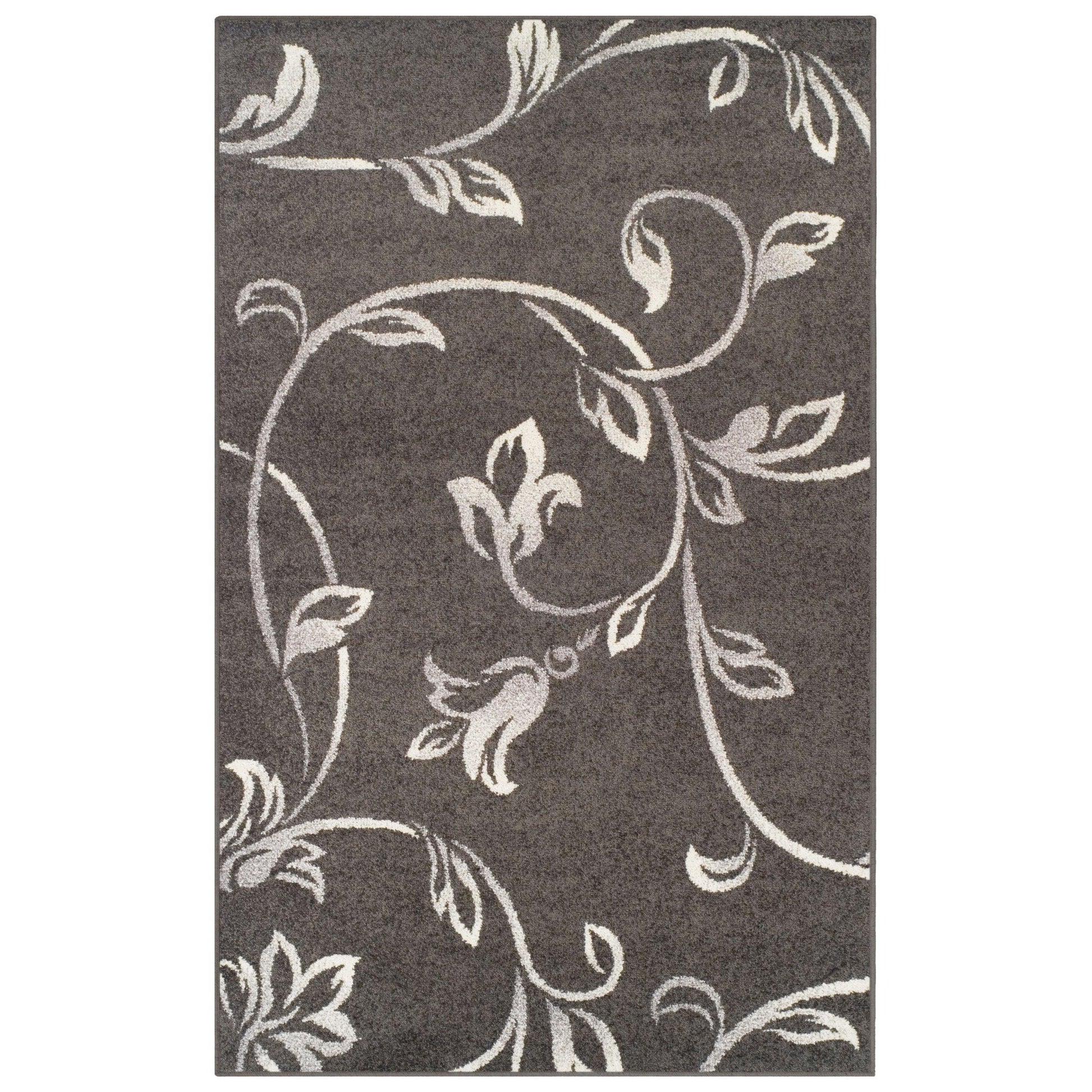 Vine Modern Floral Filigree Pattern Rug FredCo