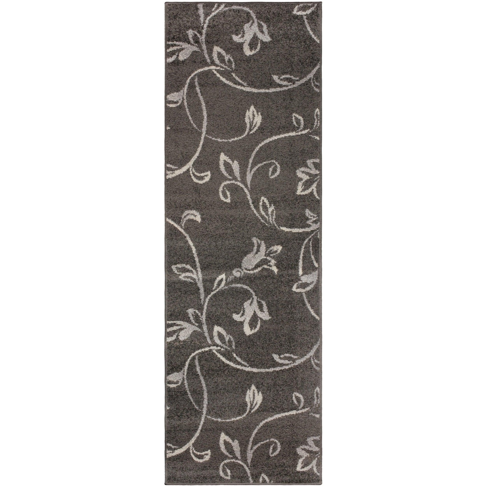 Vine Modern Floral Filigree Pattern Rug FredCo