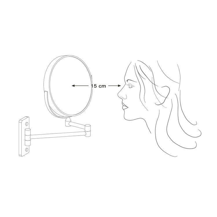 Wall Mount Makeup Mirror FredCo