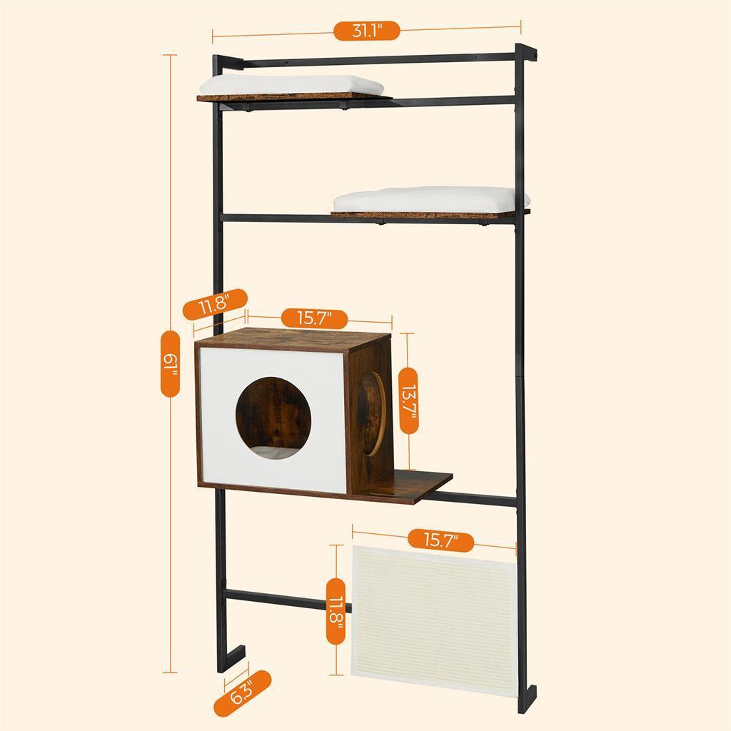 Wall-Mounted Cat Tree FredCo