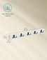 Wall-Mounted Coat Rack with 5 Hooks Cloud White FredCo