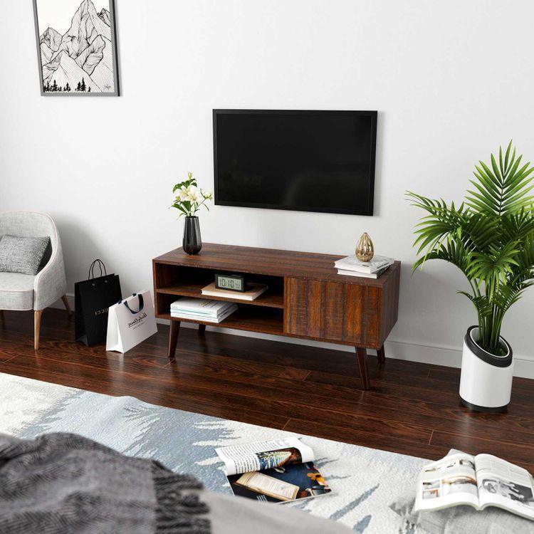 Walnut Retro TV Stand FredCo
