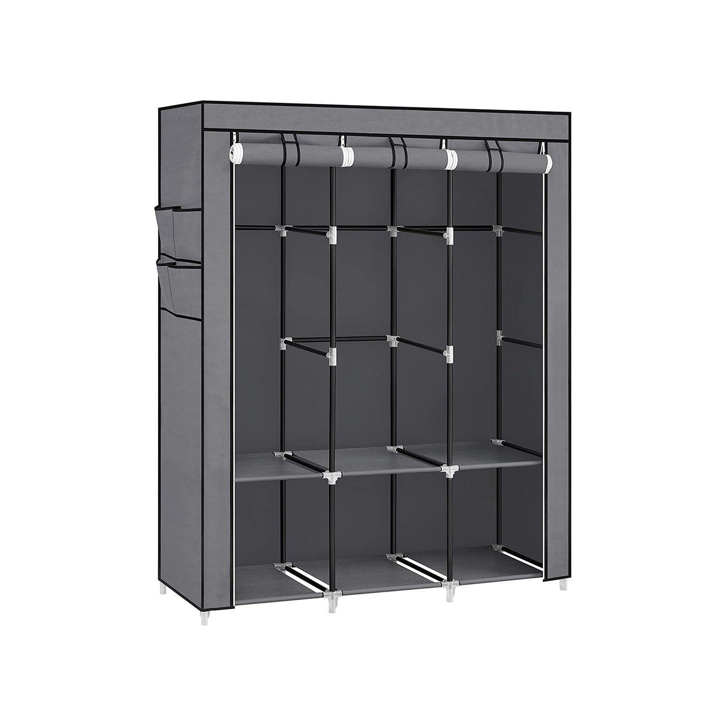 Wardrobe Closet Organizer with Cover FredCo