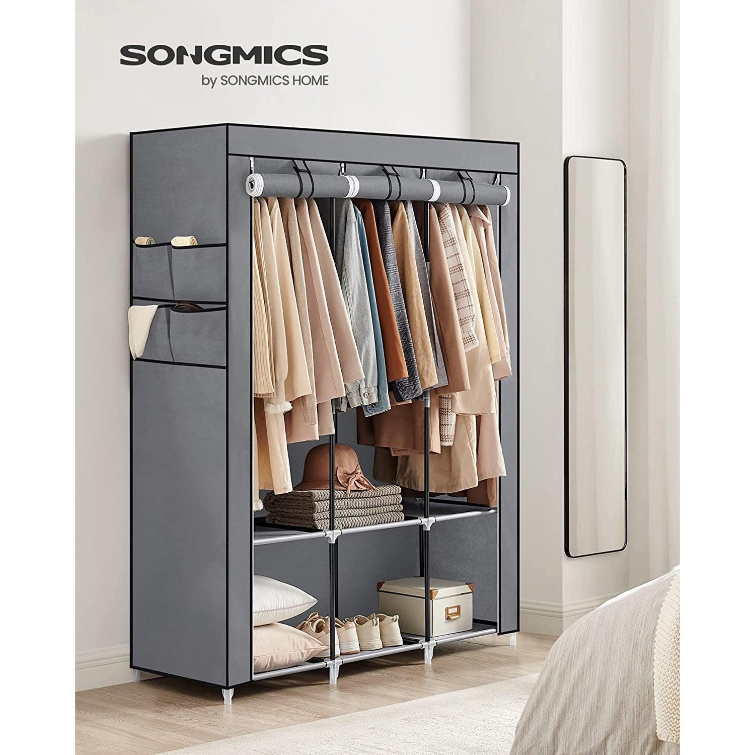 Wardrobe Closet Organizer with Cover FredCo