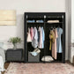 Wardrobe with Hanging Rods FredCo
